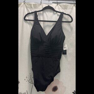 Aqua Green One Piece Swimsuit with Adjustable Straps